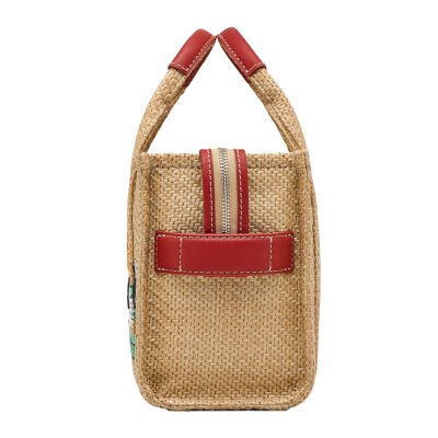 THE DAISY WOVEN SMALL TOTE BAG